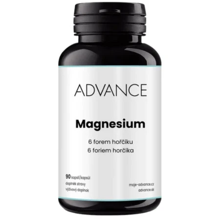 ADVANCE Magnesium 6 foriem horčíka 90 kapsúl