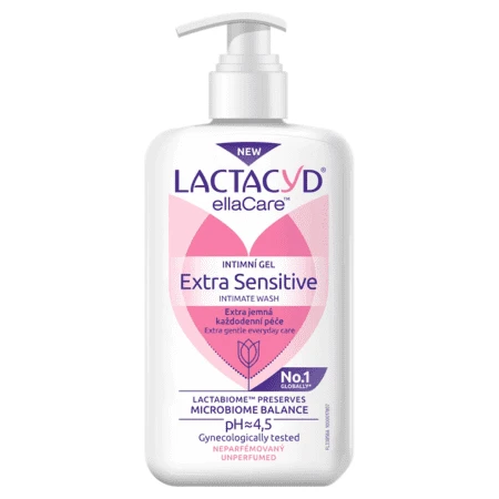 LACTACYD Extra sensitive intímny gél neparfumovaný 200 ml