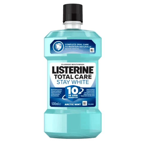 LISTERINE Total care stay white ústna voda 500 ml