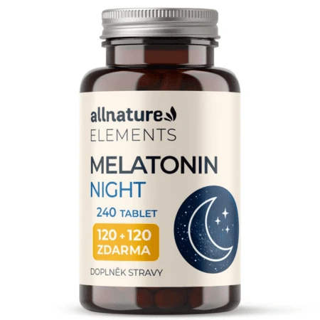 ALLNATURE Elements melatonin night 120 + 120 tabliet zdarma