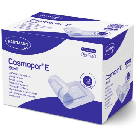COSMOPOR E Steril 7,2 cm x 5 cm 50 kusov