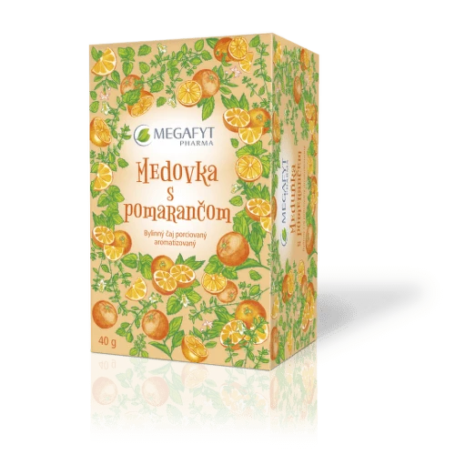 MEGAFYT Medovka s pomarančom 20 x 2 g