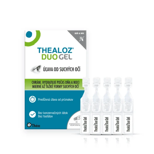 THEALOZ Duo gel tekutý očný gél 30 x 0,4 g 12 g