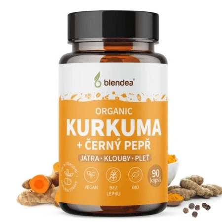 BLENDEA Kurkuma + piperin 60 kapsúl
