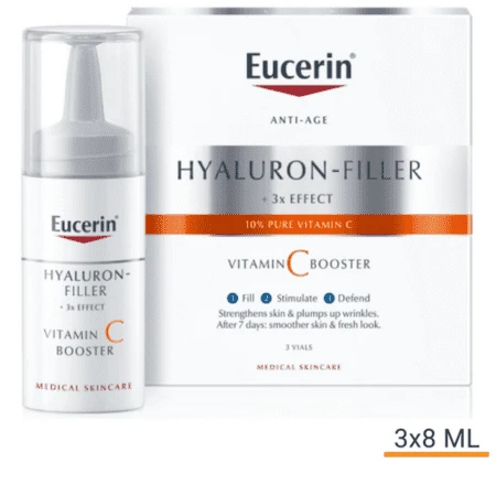 EUCERIN Hyaluron-filler vitamín C booster 3 x 8 ml