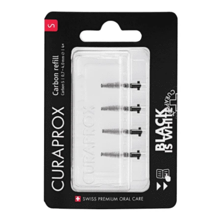 CURAPROX CPS black is white medzizubné kefky S 4 ks
