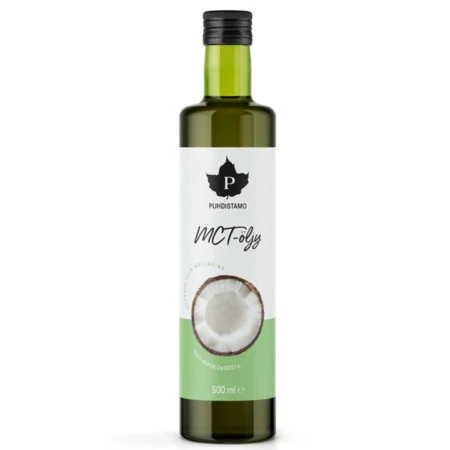 PUHDISTAMO MCT oil kokosový olej s triglyceridmi 500 ml