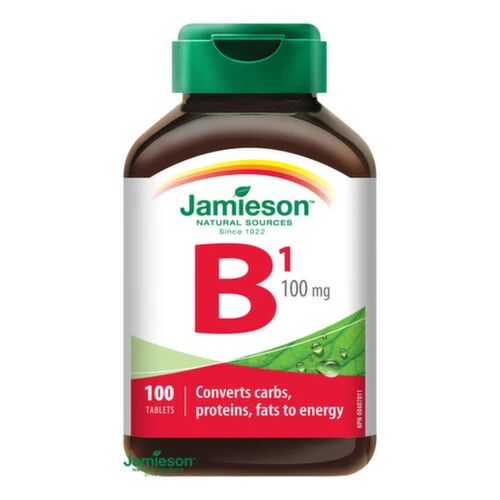 JAMIESON Vitamín B1 tiamín 100 mg 100 tbl. tbl 100