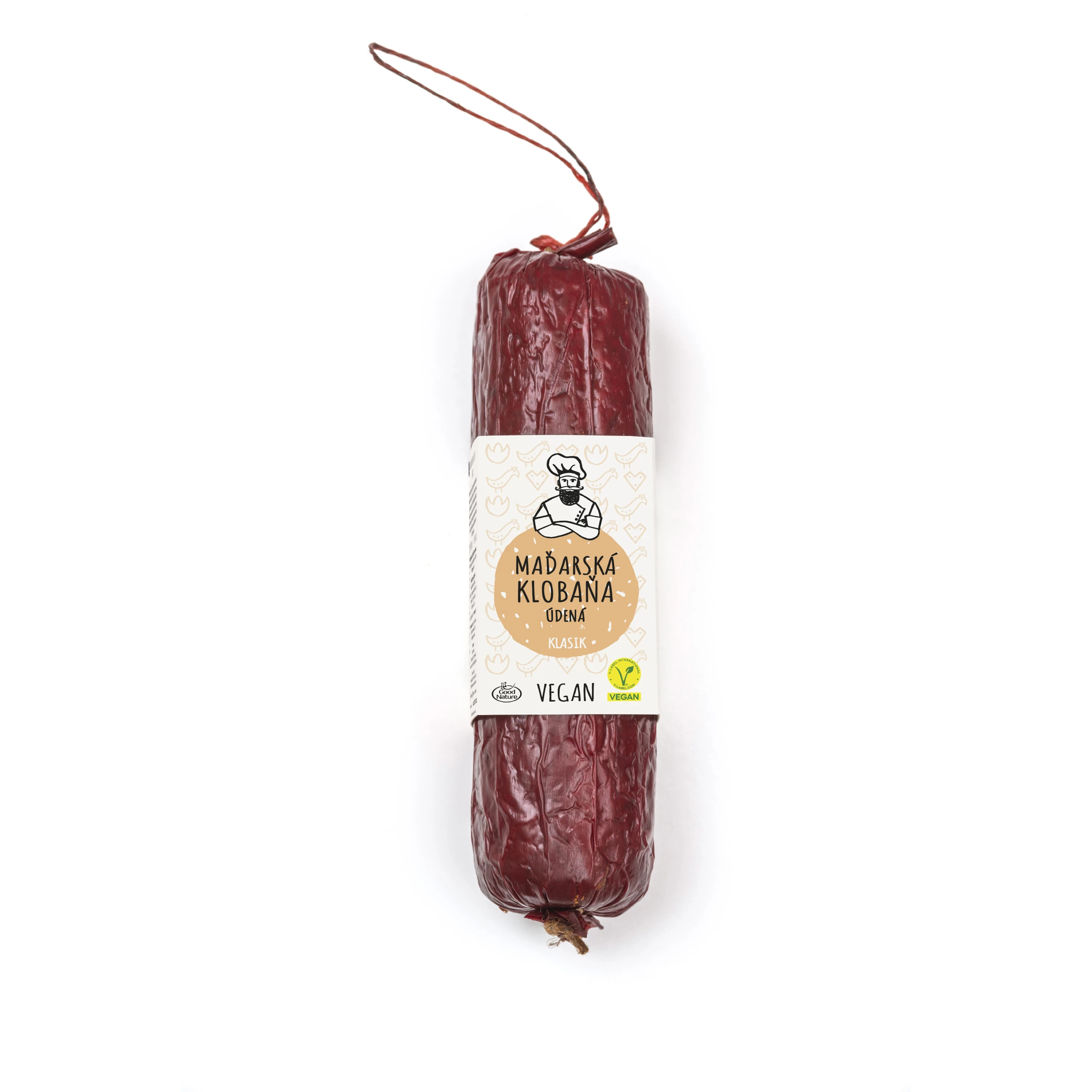 Maďarská klobaňa údená klasik - vegan, 300 g