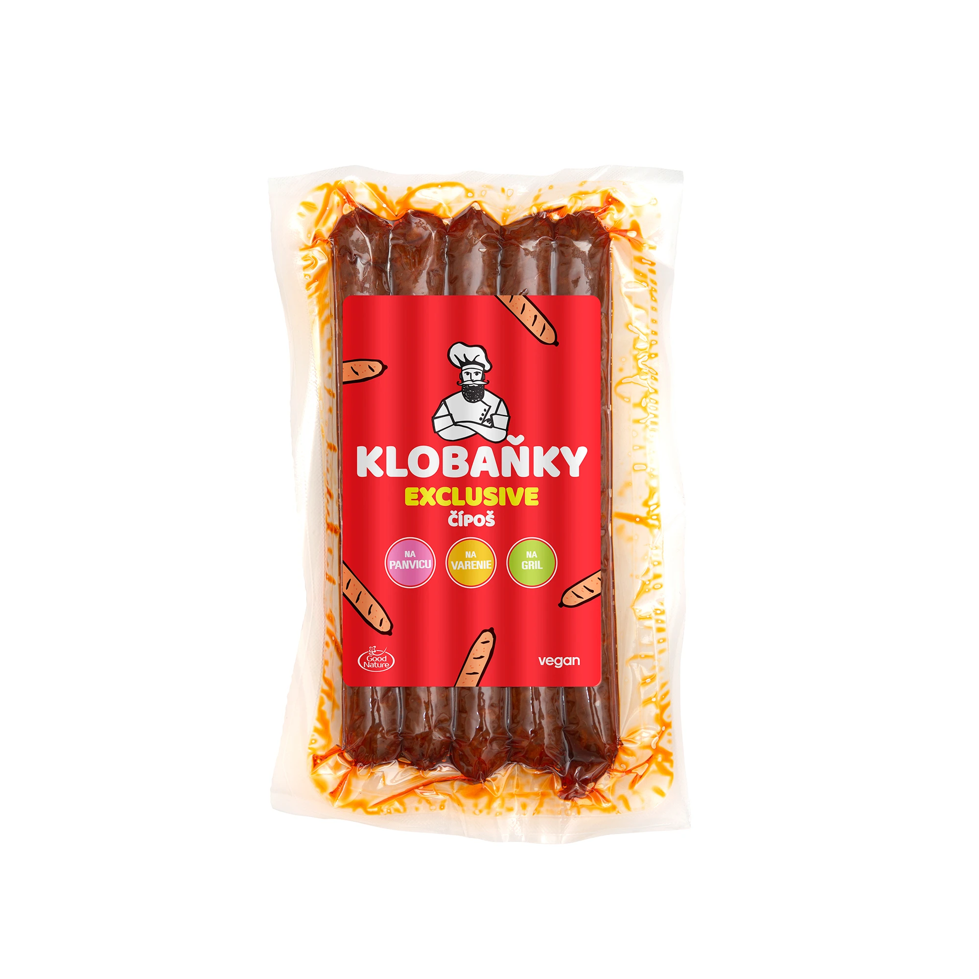 KLOBAŇKY EXCLUSIVE čípoš, 160 g VEGAN
