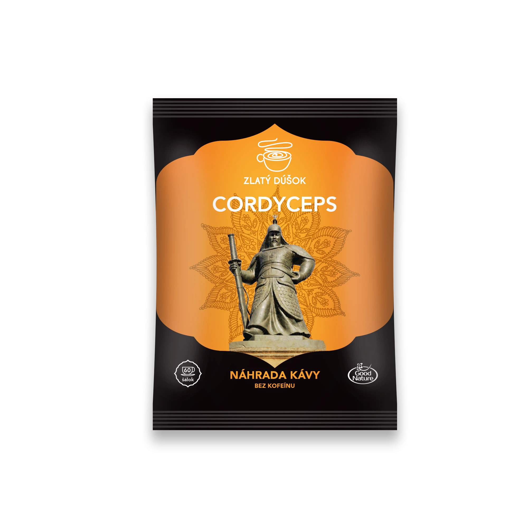 Zlatý dúšok kávovinový nápoj s hubou CORDYCEPS 100 g