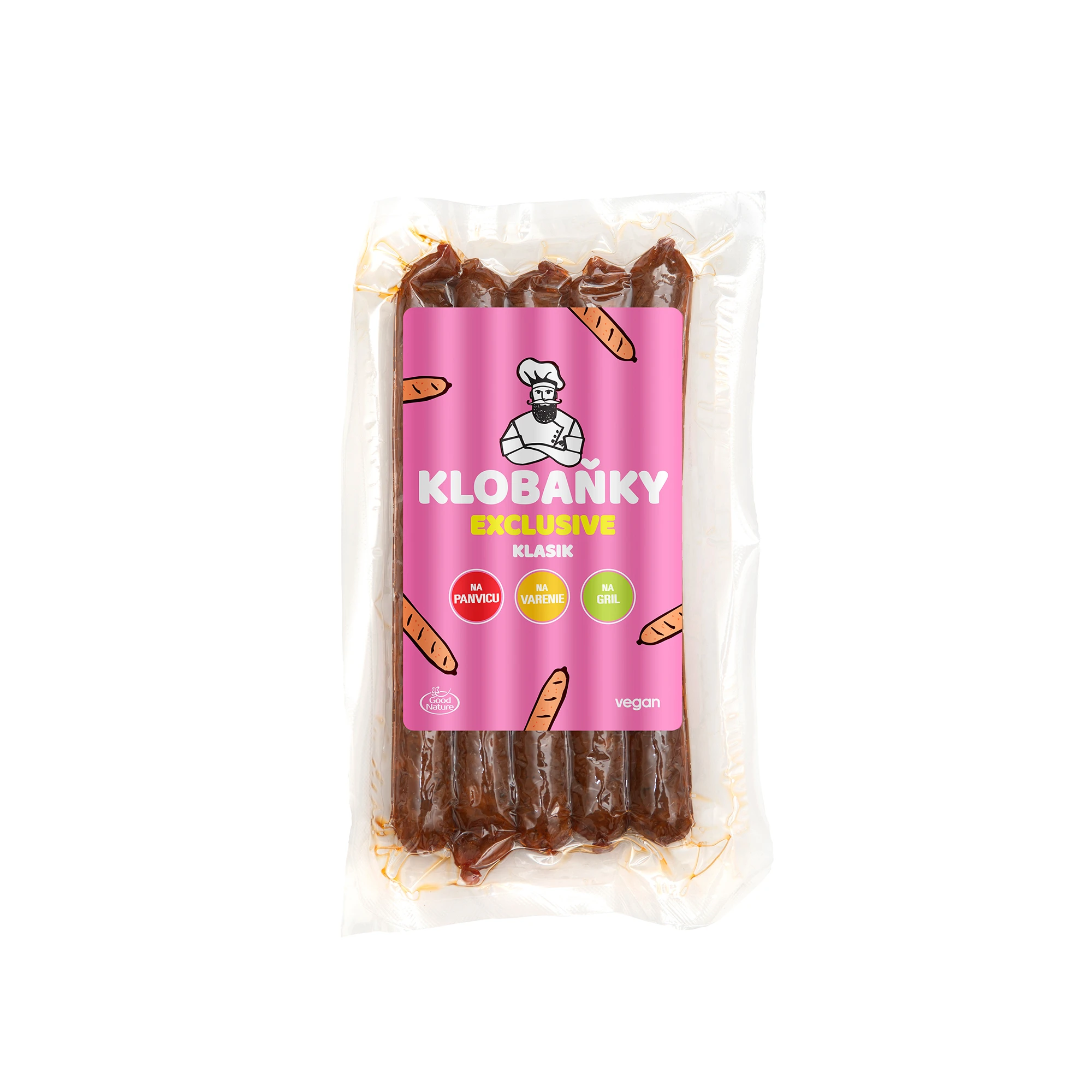 KLOBAŇKY EXCLUSIVE klasik, 160 g VEGAN