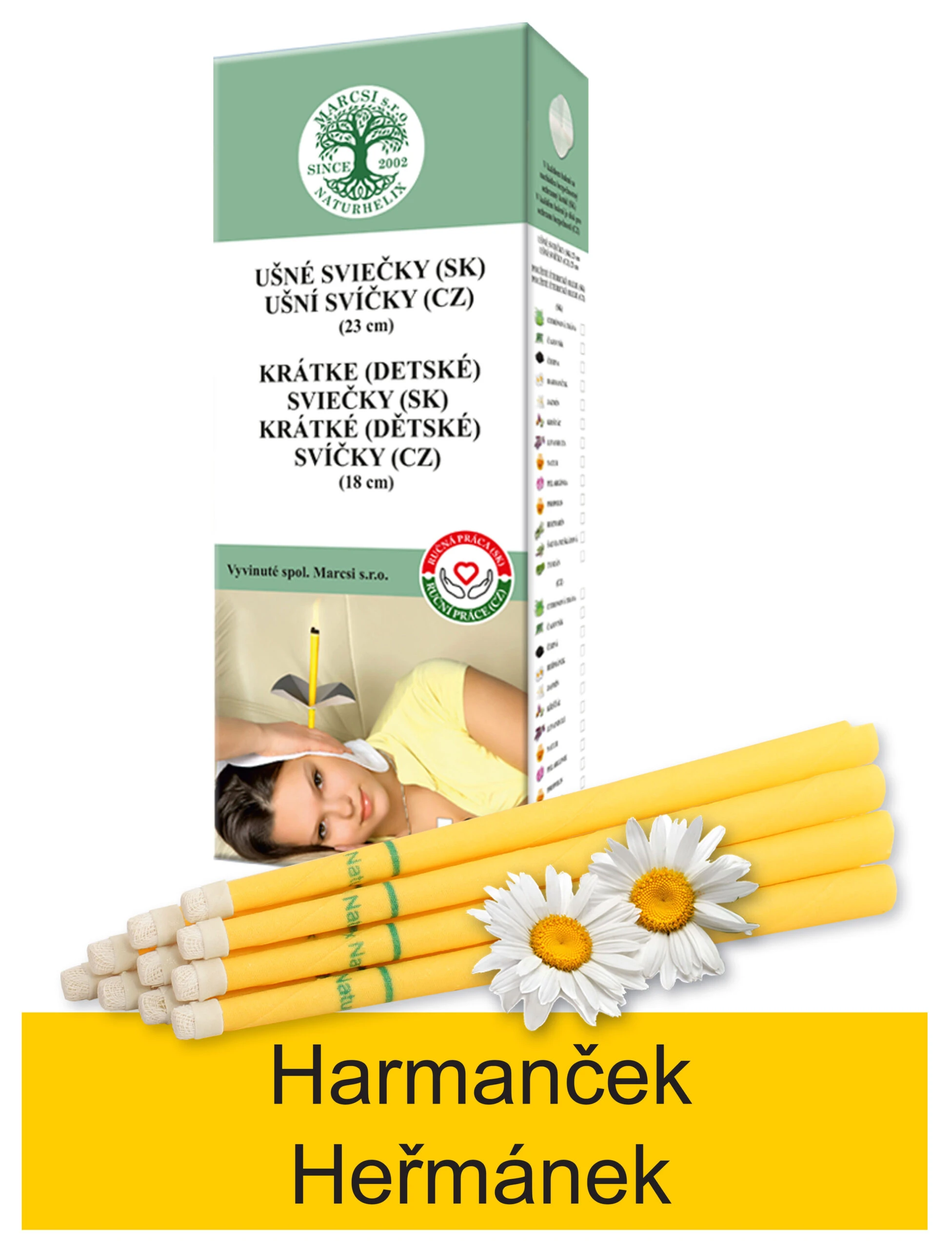 NaturheliX® Ušné sviečky HARMANČEK (set6)