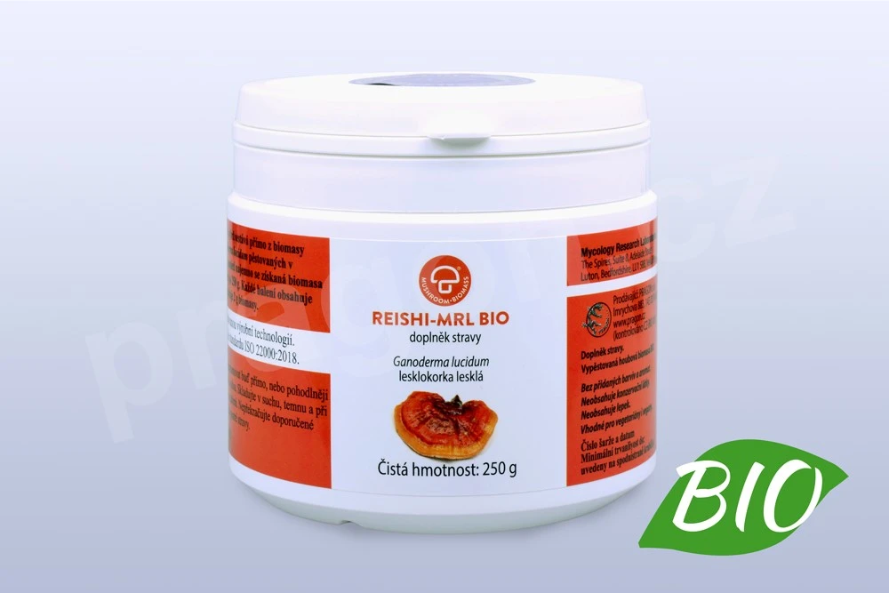 MRL, REISHI, Ganoderma lucidum, 250 g biomasa