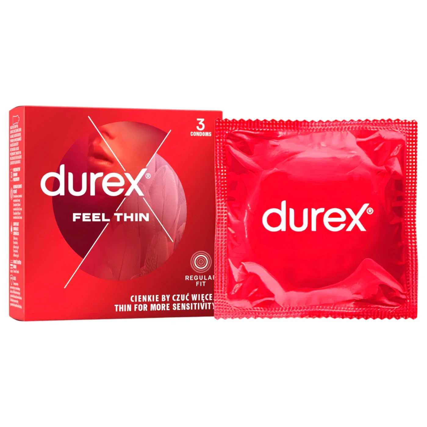 Durex Feel Thin – tenké kondómy 3 ks
