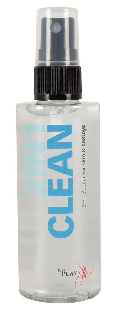 Just Play 2in1 Clean – čistiaci sprej na telo a pomôcky, 100 ml