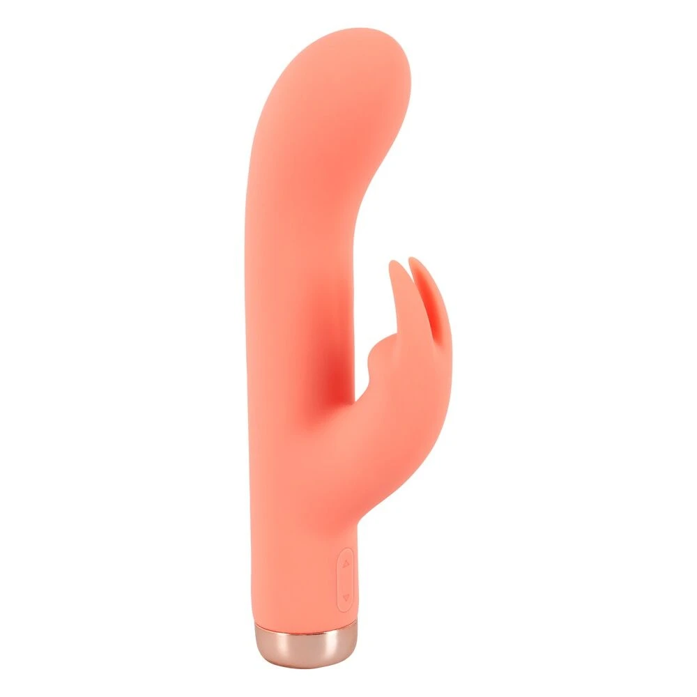 You2Toys Peachy Mini Rabbit – nabíjací rabbit vibrátor na bod G a klitoris (broskyňový)
