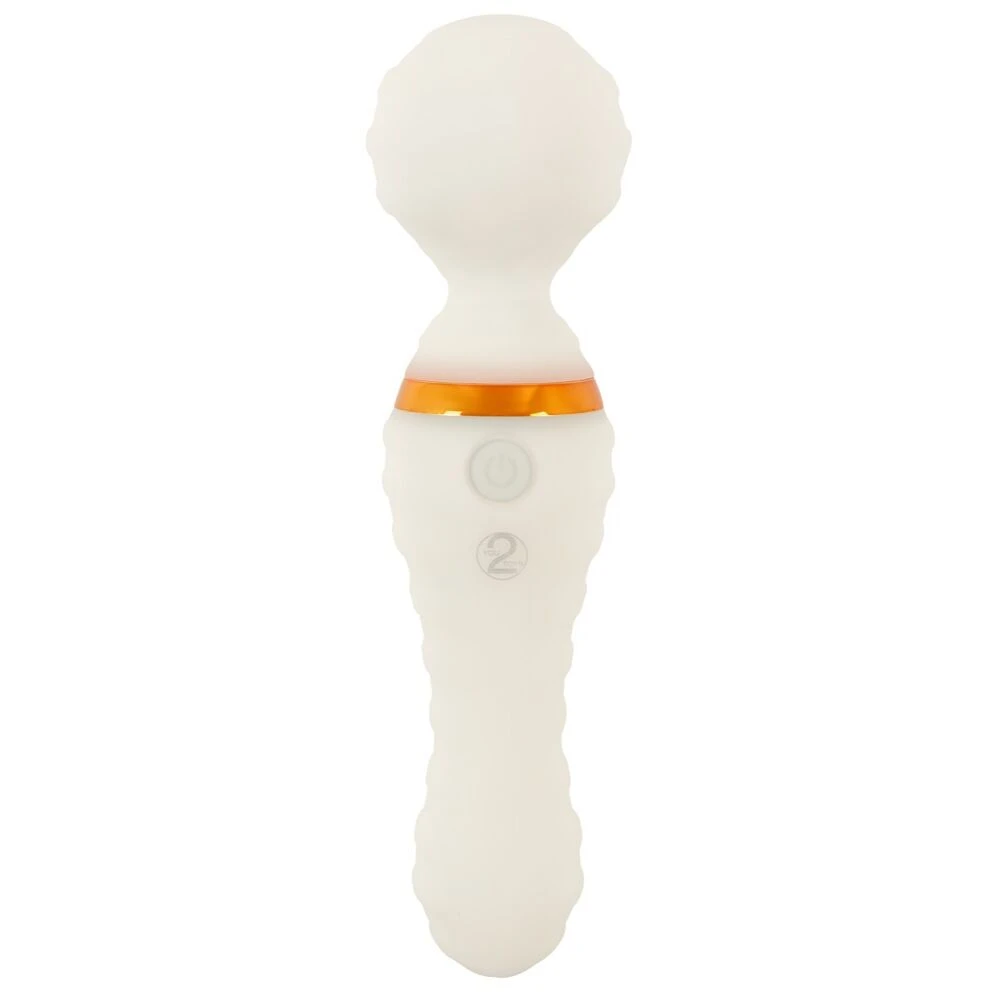 You2Toys Glow in the Dark Wand – fluorescenčný masážny vibrátor (biely)