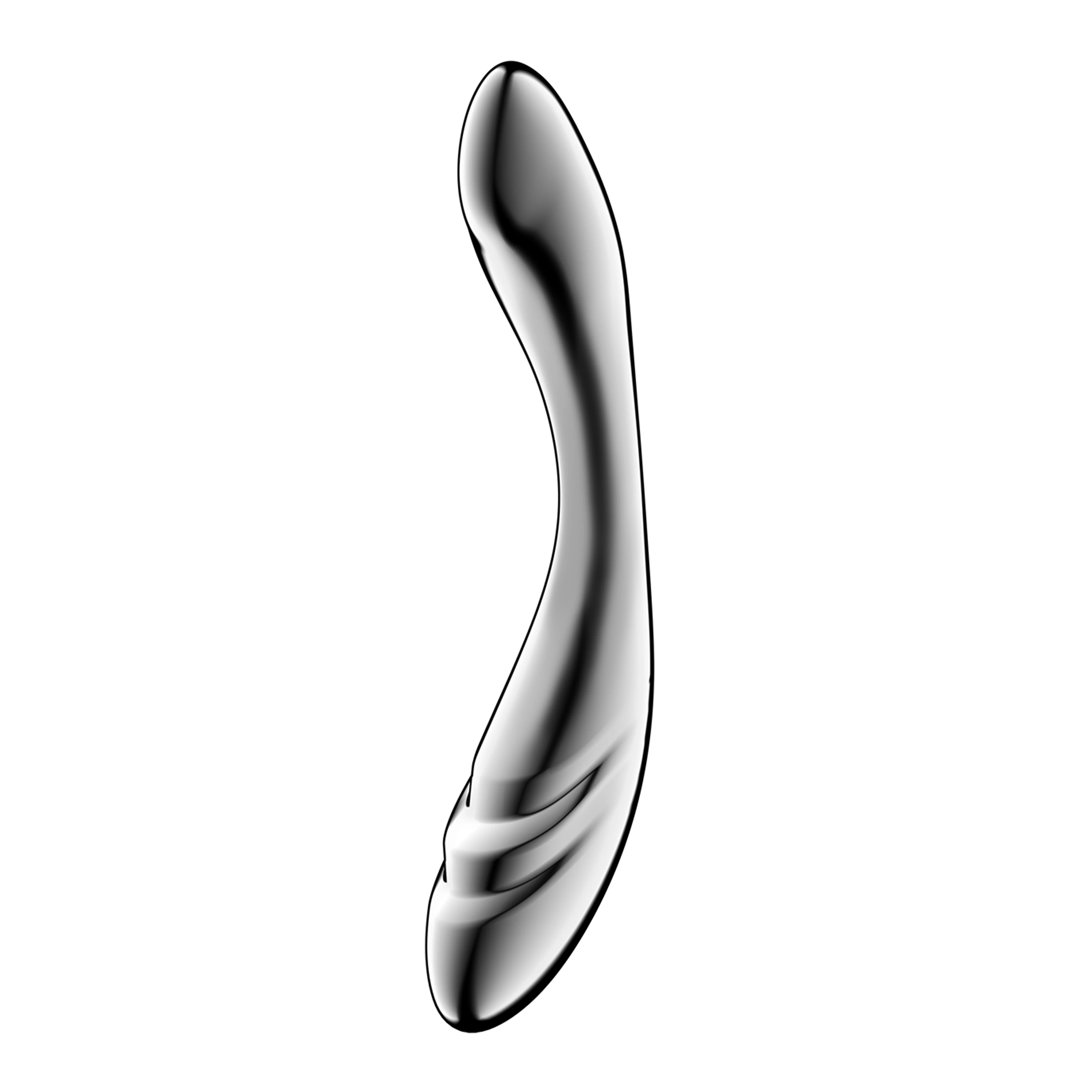 Satisfyer Pure Gravity 3 – luxusné oceľové dildo na G-bod a klitoris