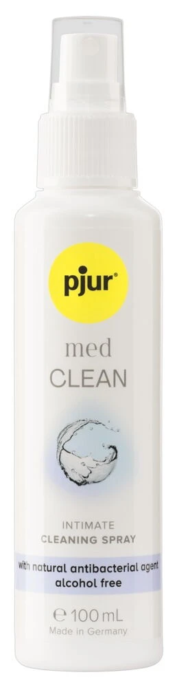 Pjur Med Clean – čistiaci sprej na erotické pomôcky a intímne partie, 100 ml