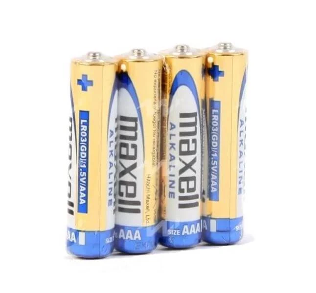 Maxell AAA – alkalické mikrotužkové batérie 4 ks