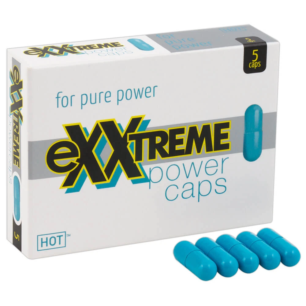 HOT eXXtreme Power Caps – kapsuly na podporu mužskej vitality 5 ks