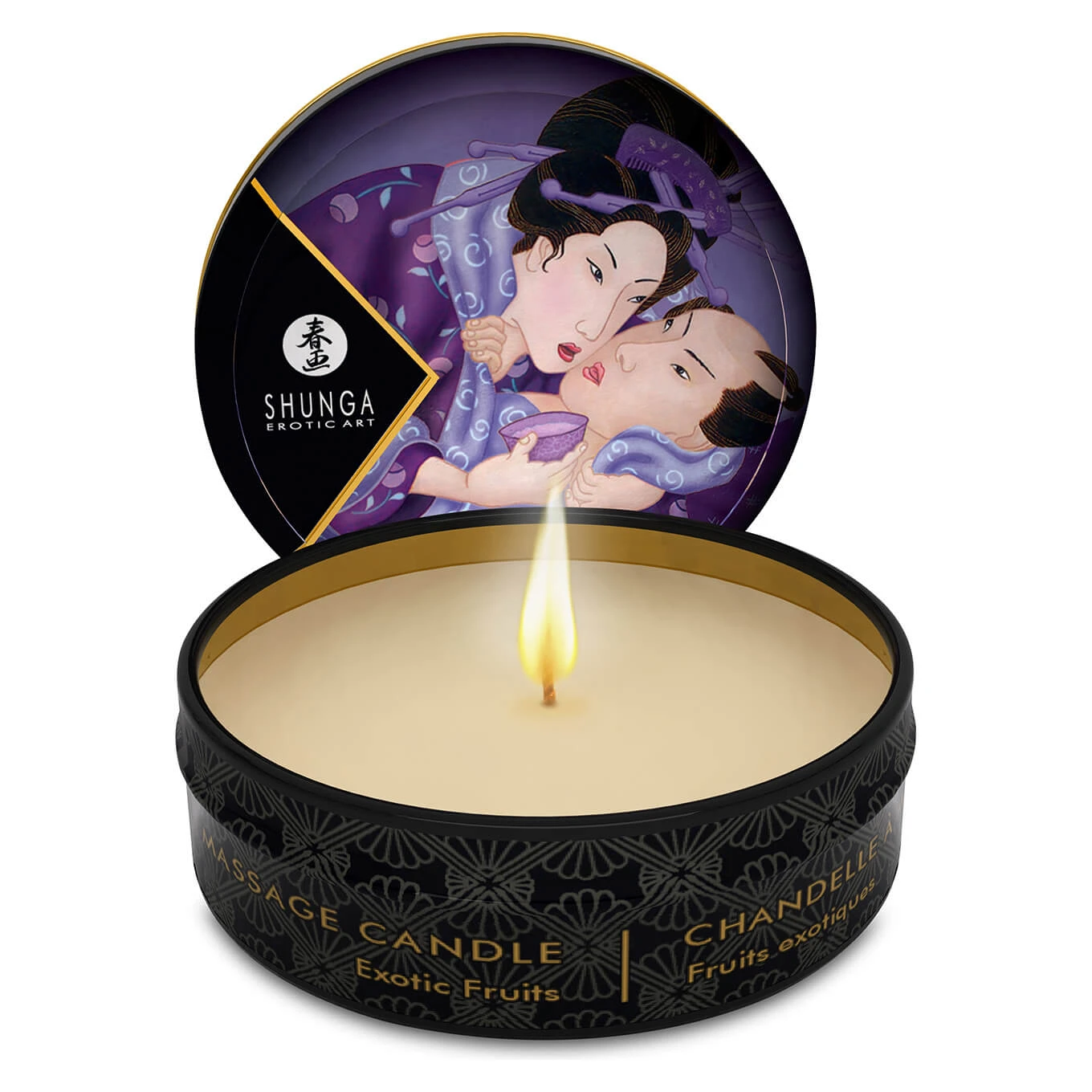 Shunga – masážna sviečka s vôňou exotického ovocia 30 ml