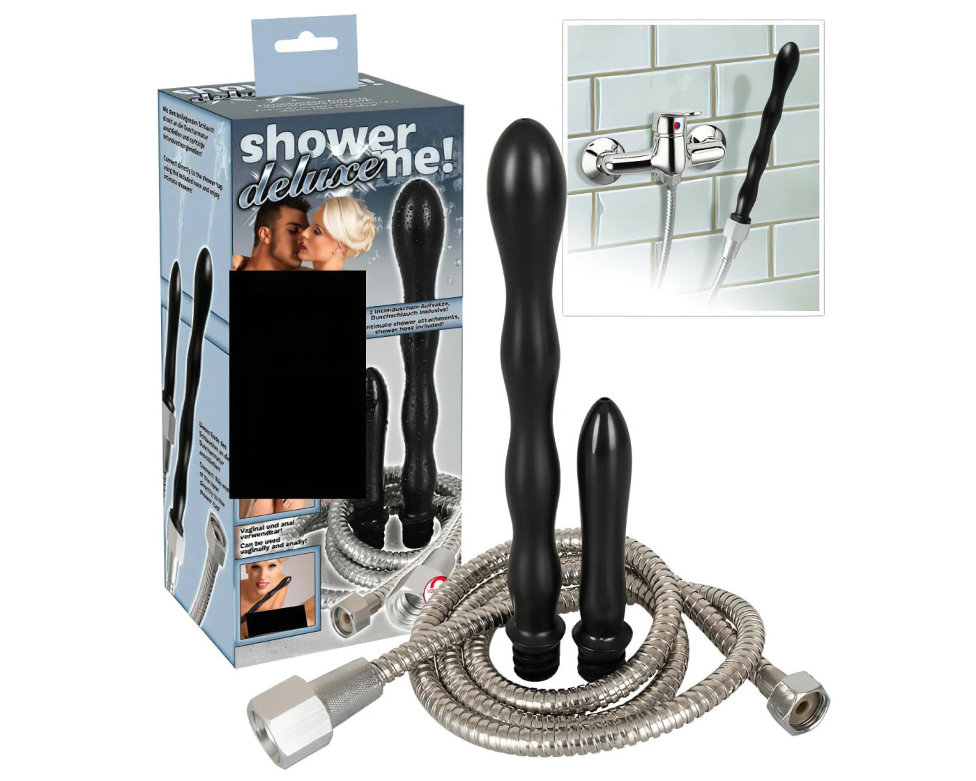 You2Toys Shower Me DeLuxe – deluxe sada na intímnu hygienu 3 ks