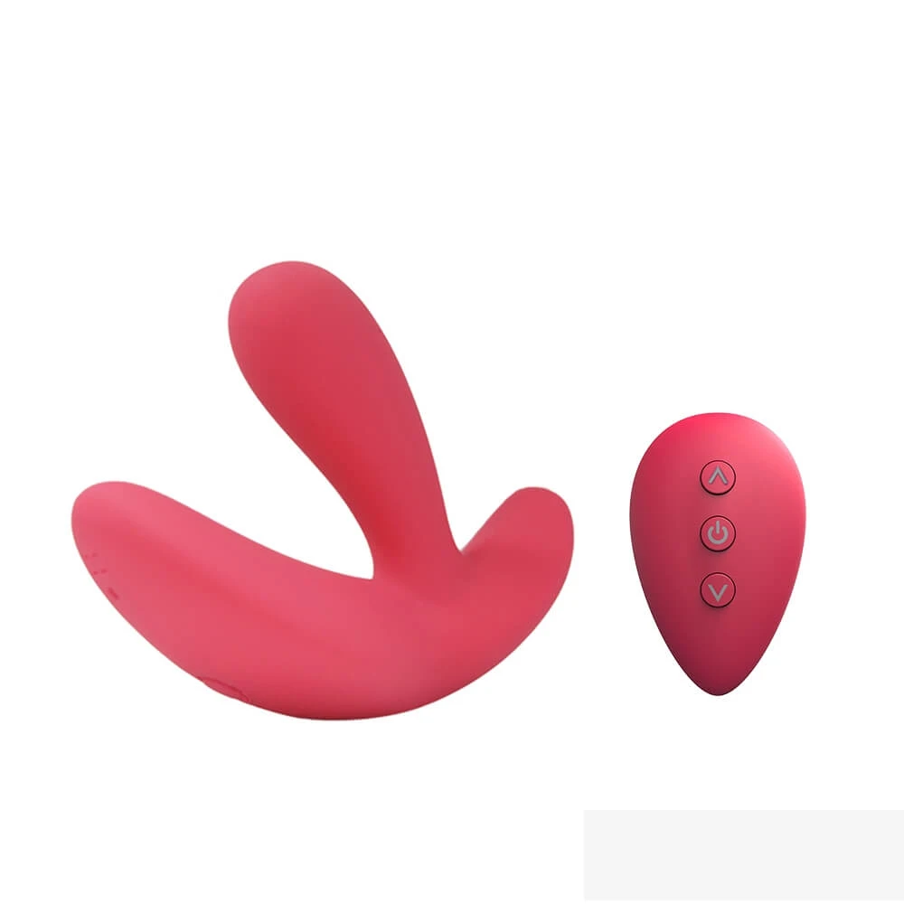 Cotoxo Saddle – nabíjací nositeľný vibrátor na prostatu a G-bod s diaľkovým ovládaním (červený)