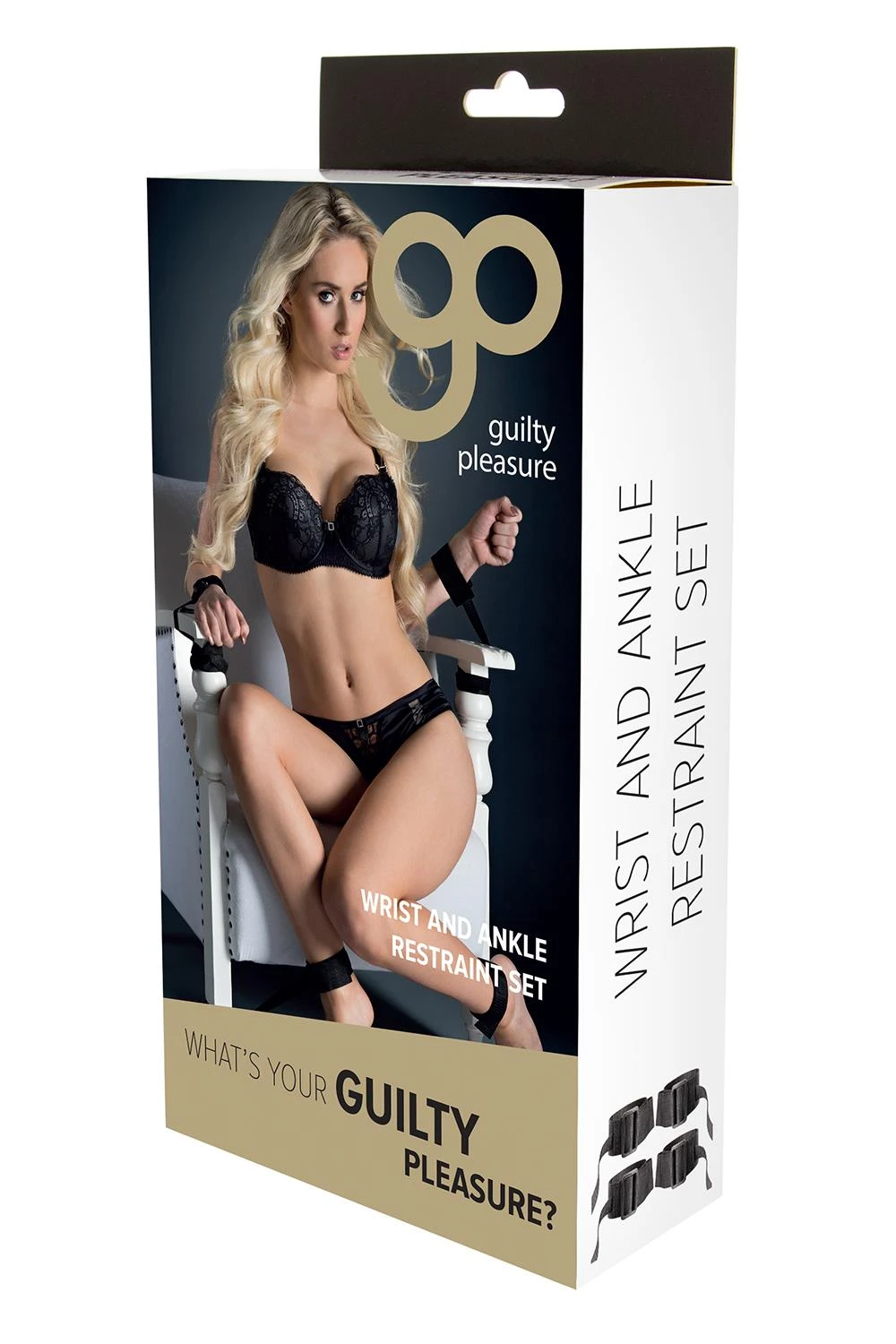 Guilty Pleasure BDSM – sada pút na zápästia a členky