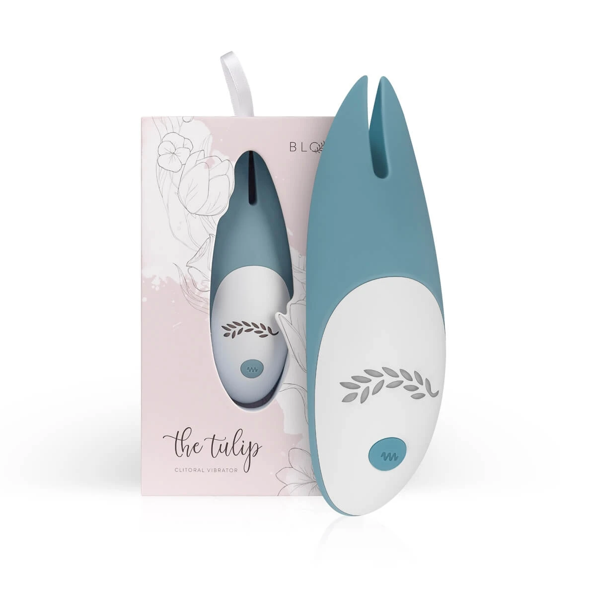 Bloom The Tulip – nabíjací silikónový vibrátor na klitoris (tyrkysový)