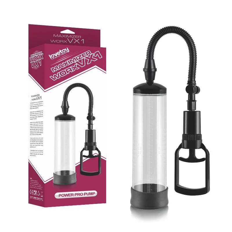 LoveToy Maximizer Worx VX1 – ručná vákuová pumpa pre mužov