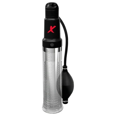 PDX Elite Suck-N-Pump Stroker – 2v1 vibračný masturbátor a vákuová pumpa na penis