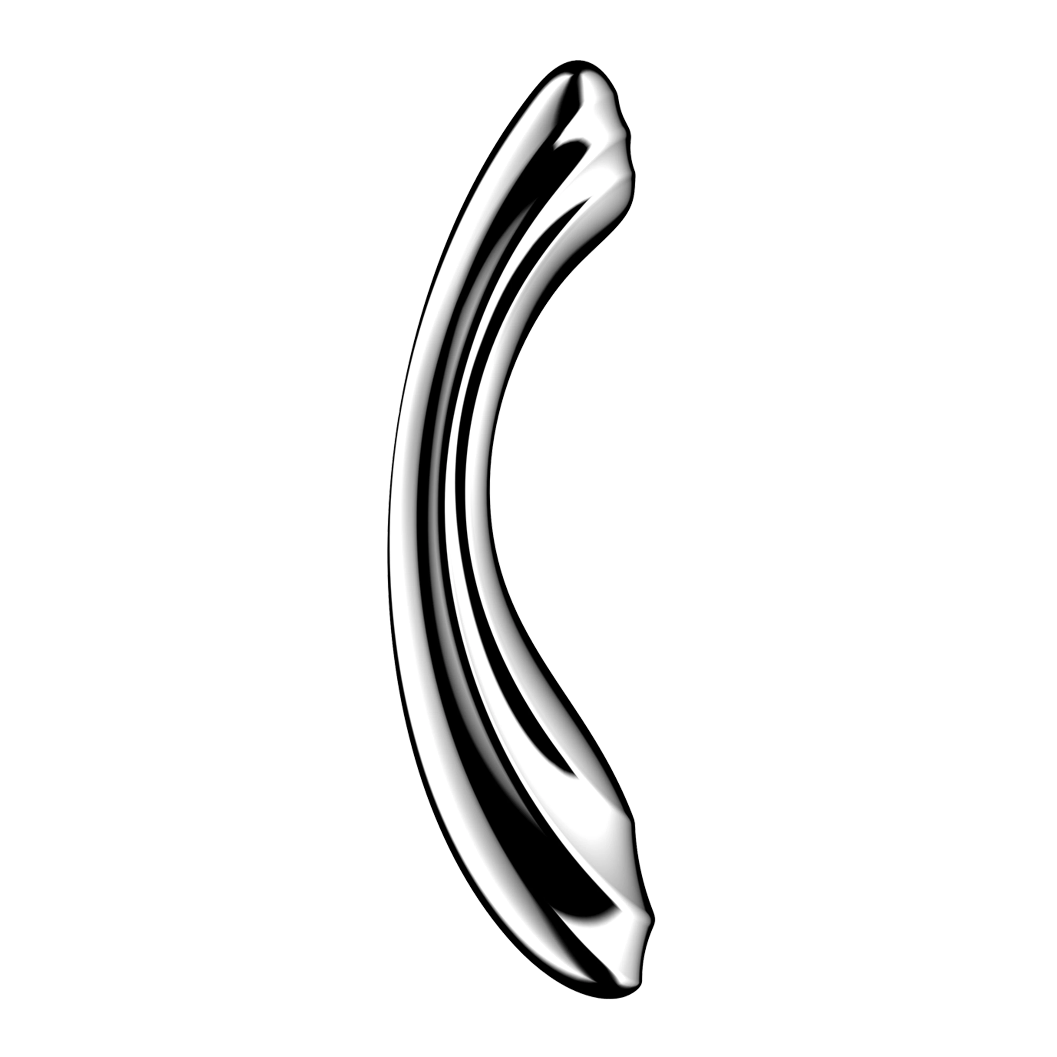 Satisfyer Pure Gravity 2 – luxusné oceľové dildo na bod G a klitoris