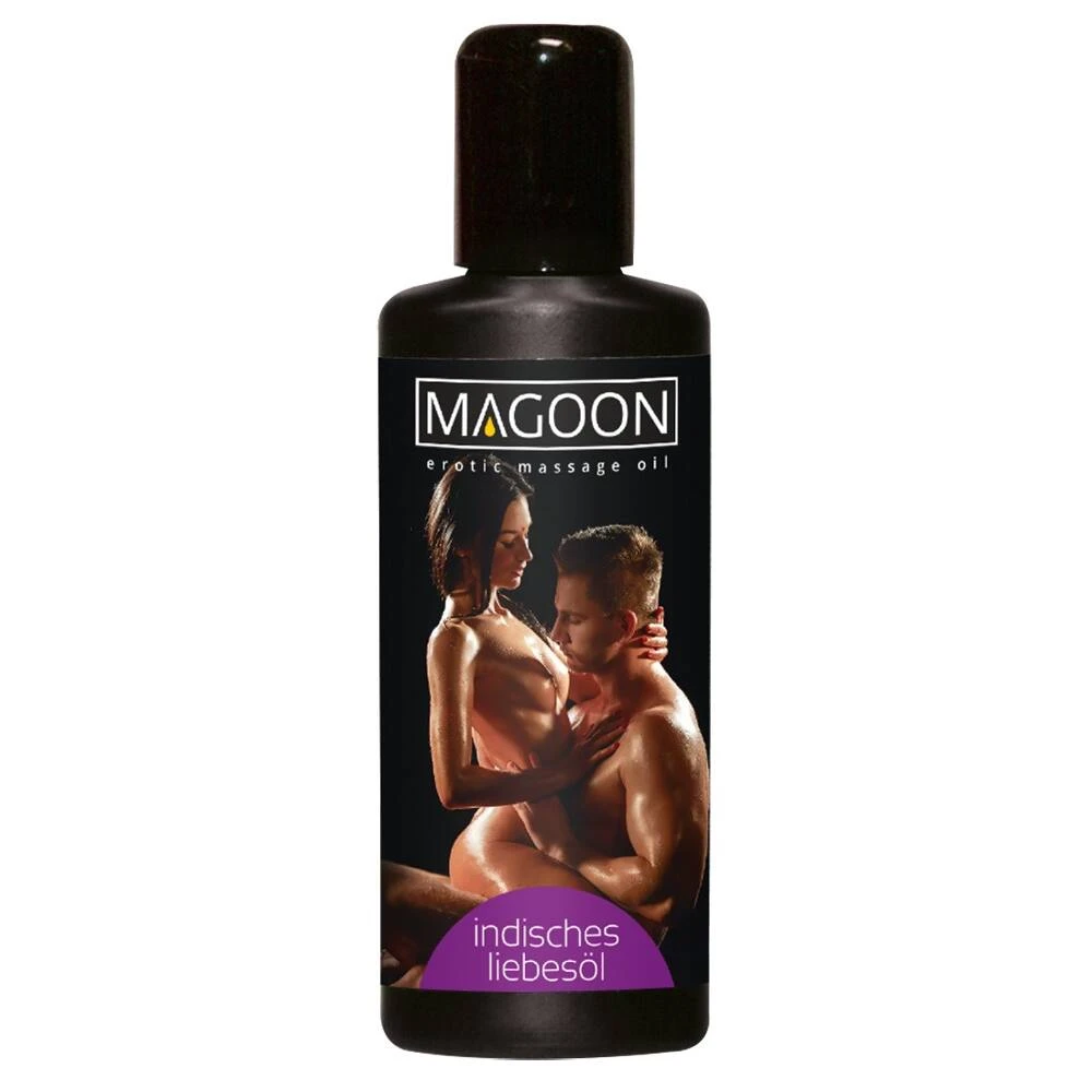 Magoon Indisches Liebes Öl – masážny prípravok s mandľovým olejom 50 ml