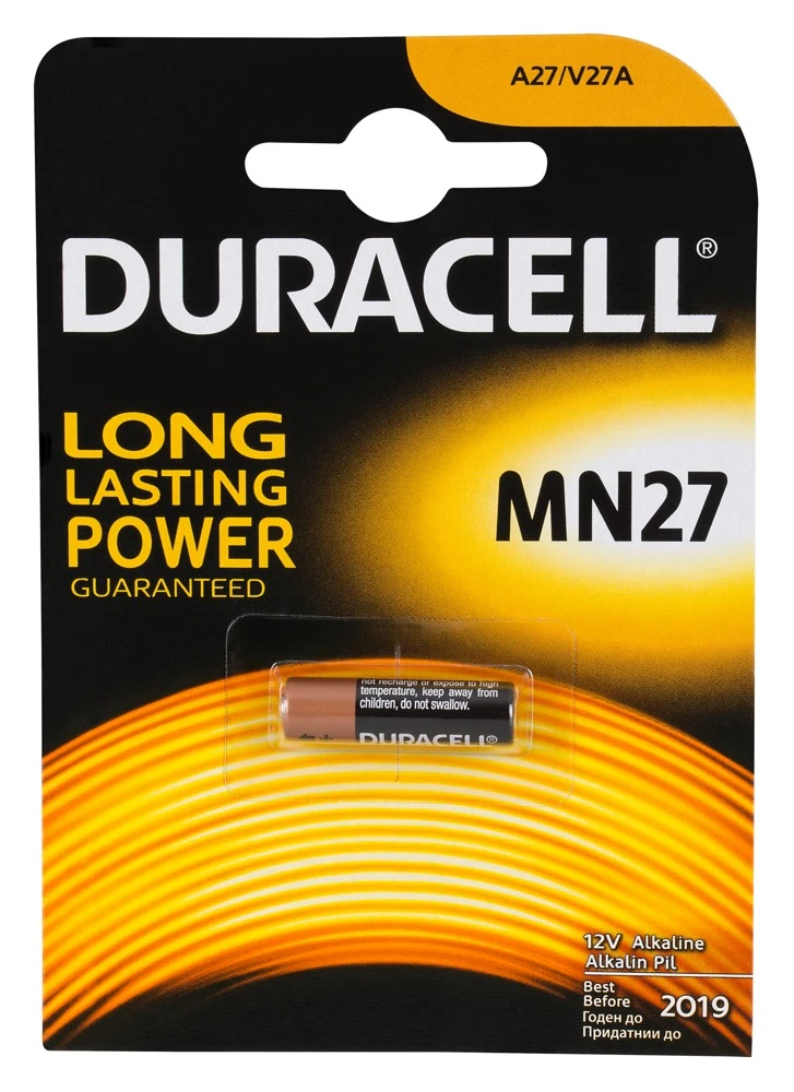 Duracell MN27 / 27A – alkalická batéria 12 V 1 ks