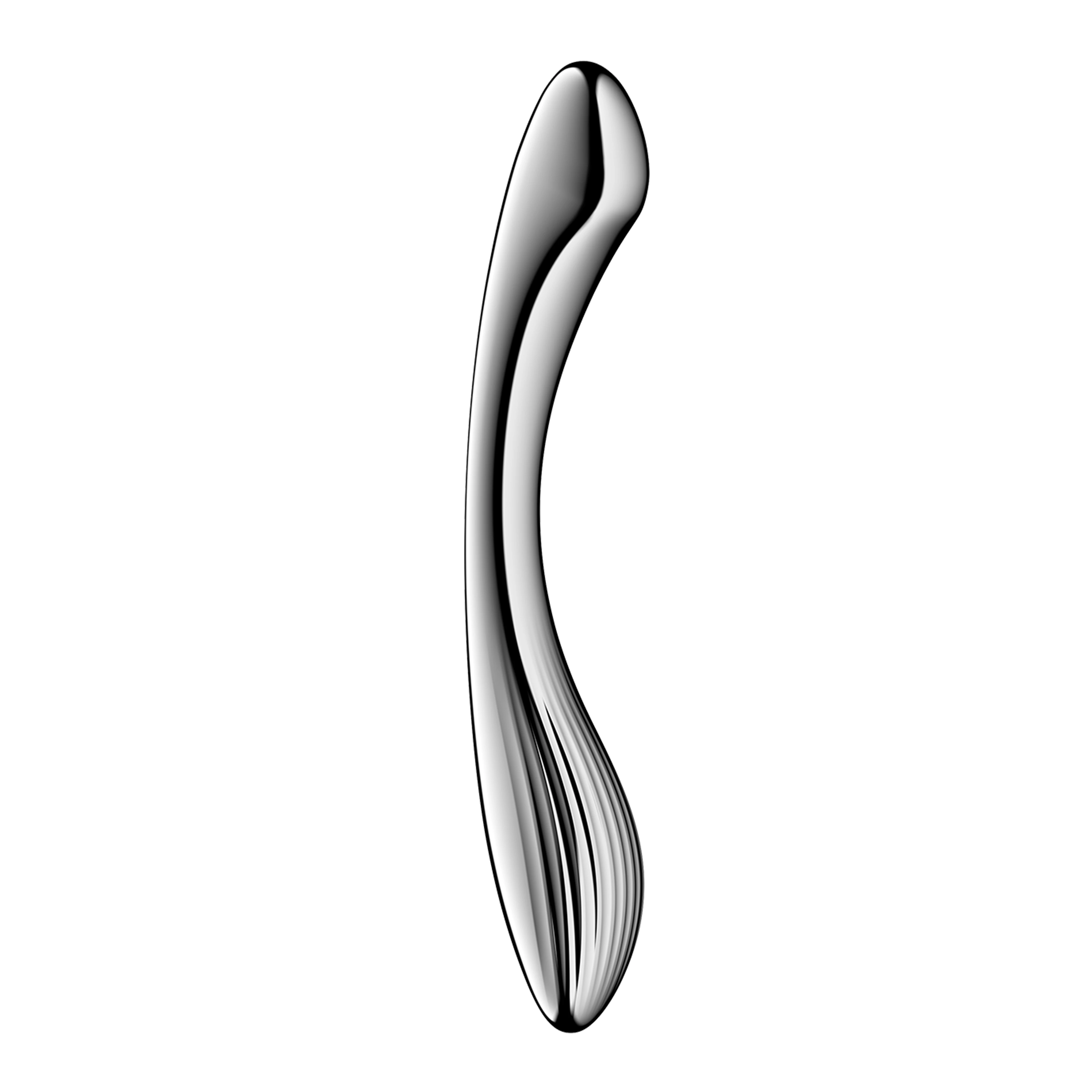 Satisfyer Pure Gravity 1 – luxusné oceľové dildo na G-bod a klitoris