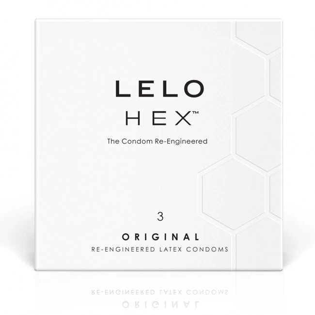 LELO HEX Original – ultra tenké kondómy 3 ks