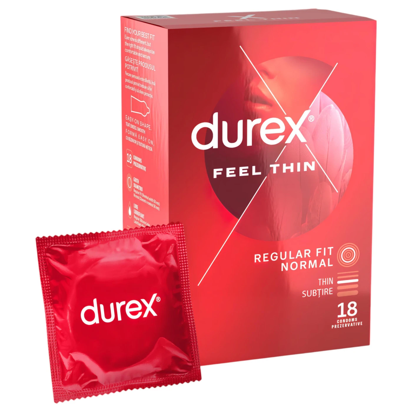 Durex Feel Thin Classic – tenké kondómy 18 ks