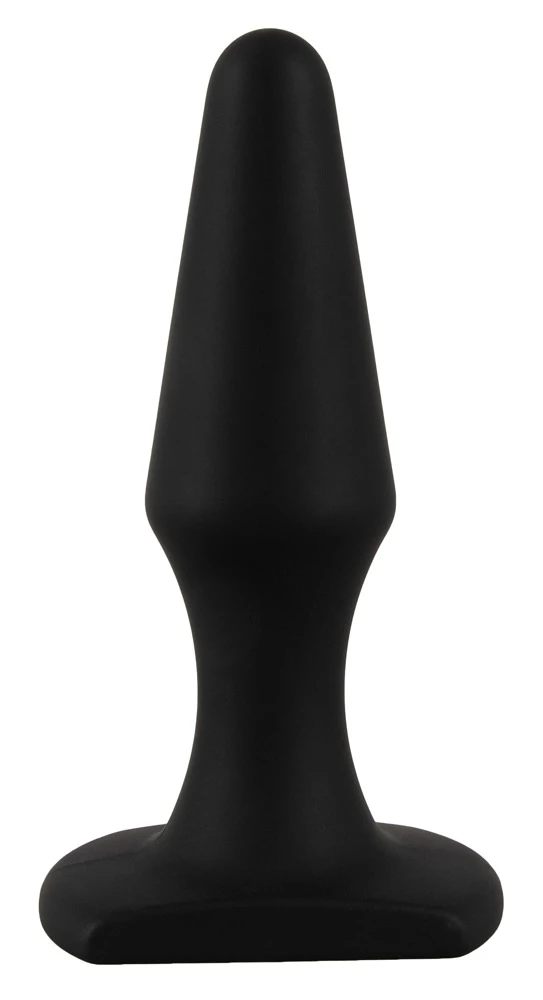 Magic Shiver Butt Plug – análny kolík pre začiatočníkov, čierny