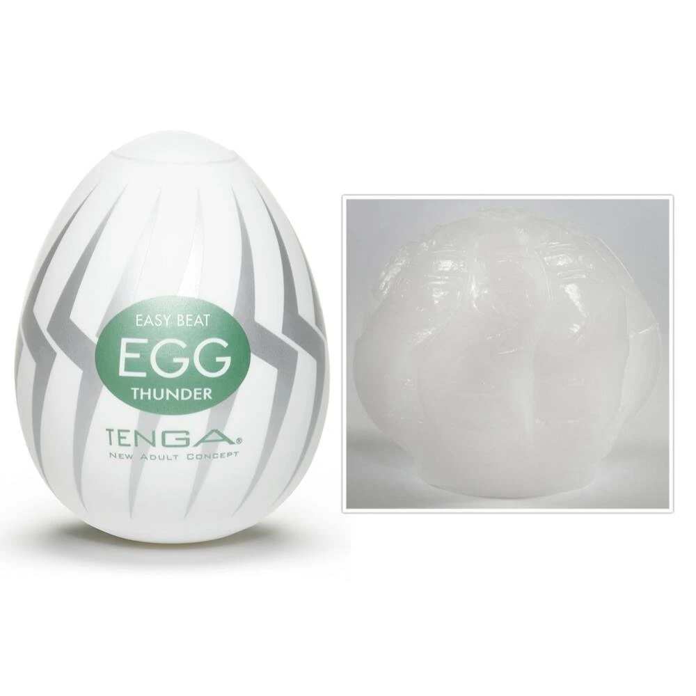 TENGA Egg Thunder – masturbačné vajíčko pre mužov (1 ks)