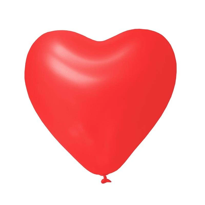 Latexový balón Srdce Biela