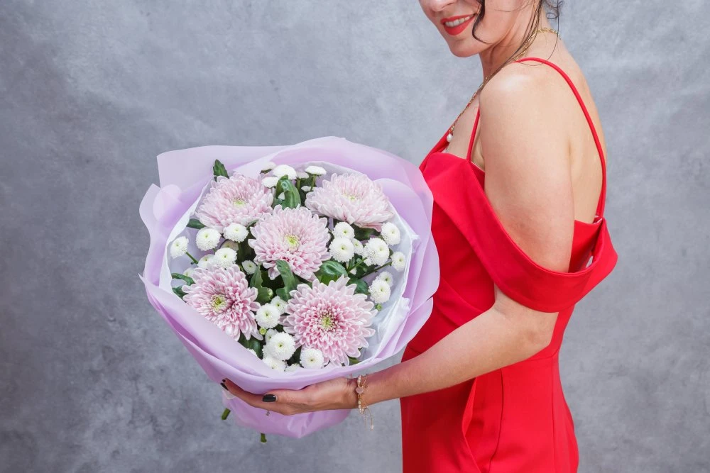 Kytica Chcem Ti spraviť krásny deň - fialová