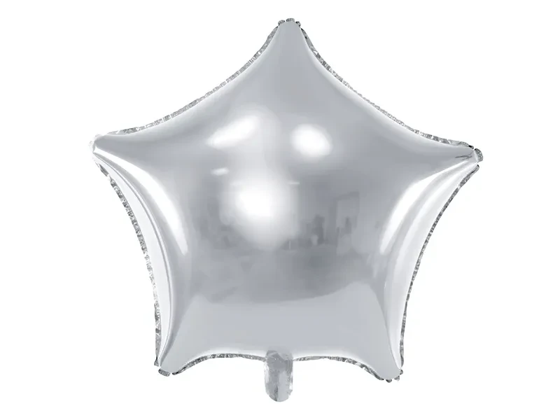 Fóliový balónik-Hviezda 70cm Šedá Bez náplne
